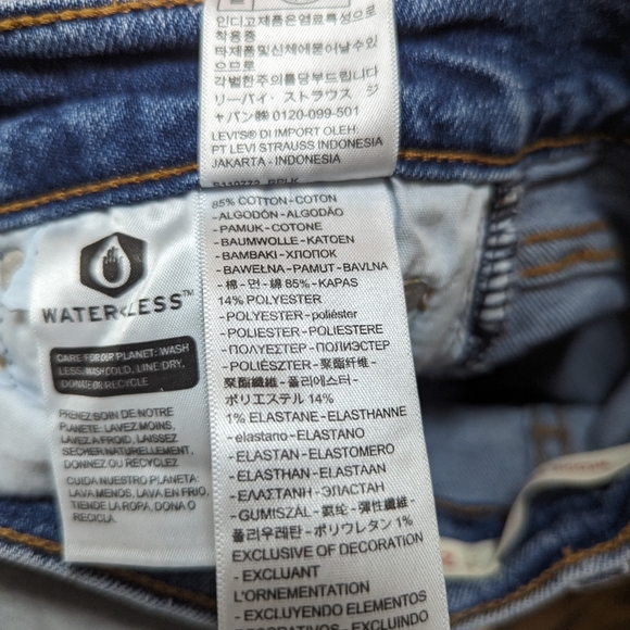 Levi's Wedgie Straight Jeans 24 x 28 - Picture 8 of 9